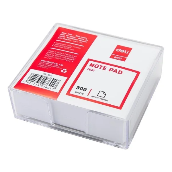 Deli 7601 Küpnot Kağıdı 101x96 300 Yaprak Beyaz - Görsel 3