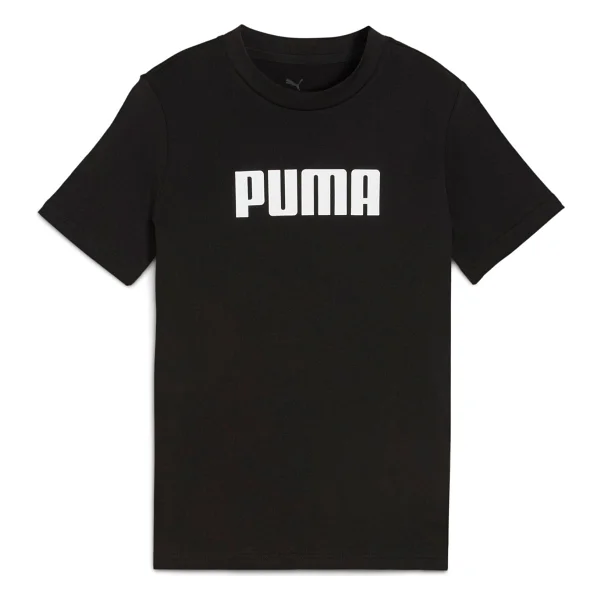 Puma Essentials Logo 688340 Kısa Kollu Bisiklet Yaka Çocuk Tişört - Görsel 4