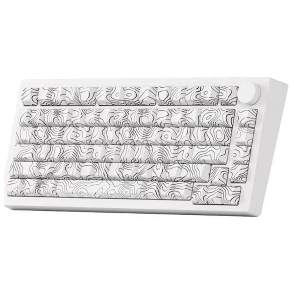 Akko MonsGeek M1 V5 Contour Lines RGB %75 TKL V3 Creamy Purple Pro Switch Kablolu/Kablosuz Mekanik Oyuncu Klavyesi - Görsel 9
