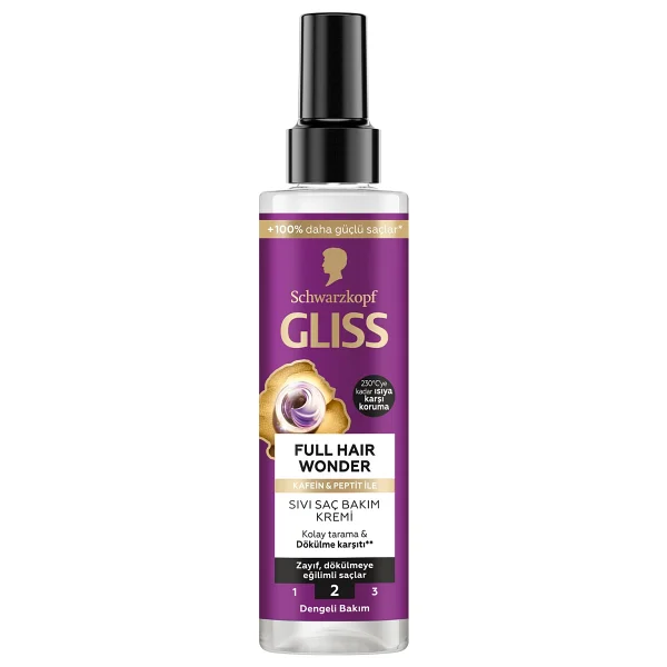 Gliss Full Hair Wonder 200 ml Sıvı Saç Kremi - Görsel 10