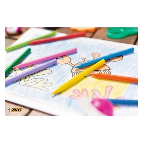 Bic Kids Plastidecor Silinebilir 18'li Pastel Boya - Görsel 3