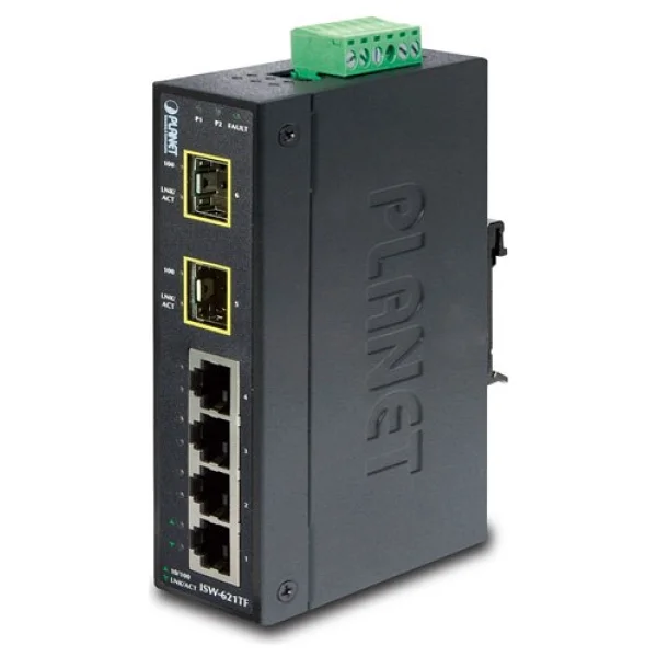 Planet PL-ISW-621TF 4 Port 10/100 Mbps Switch - Görsel 2