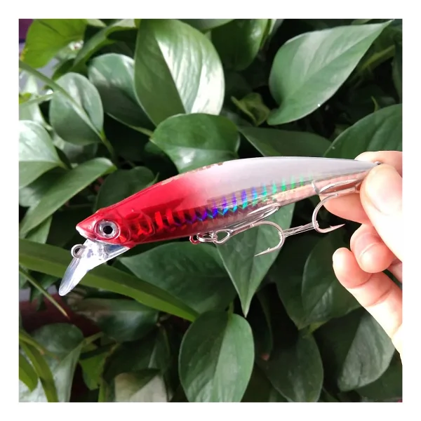 Tabaş Swolfy 3 Adet 9 cm 33G Batan Minnow Sabit Ağırlık Balıkçılık Cazibesi Wobbler Kıyı Kaya Alabalık Yem Yeni Aksesuarlar Mücadele - Görsel 3