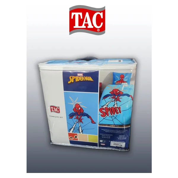 Taç Spiderman Thwip Lisanslı Tek Kişilik Complete Set - Görsel 4