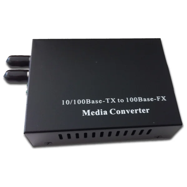 Beek 10/100BaseTX-100FX Media/Rate Converter, MM, ST, 2km - Siyah - Görsel 2
