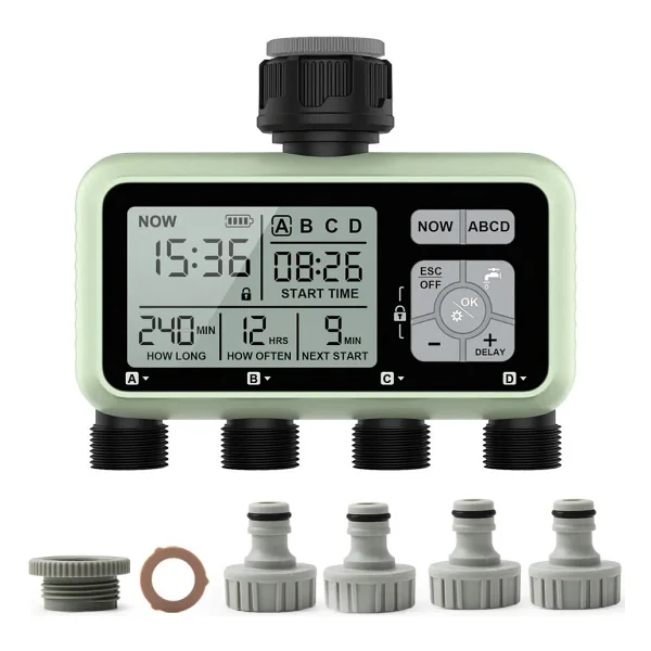 Hitit 4 Çıkışlı Elektronik Su Zamanlayıcı - Görsel 3