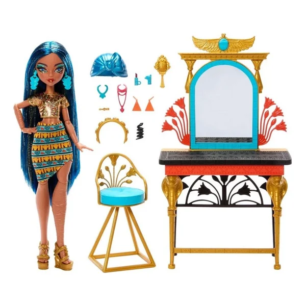 Monster High Cleo'nun Havalı Bakım Günü Oyun Seti HXH96 - Görsel 2