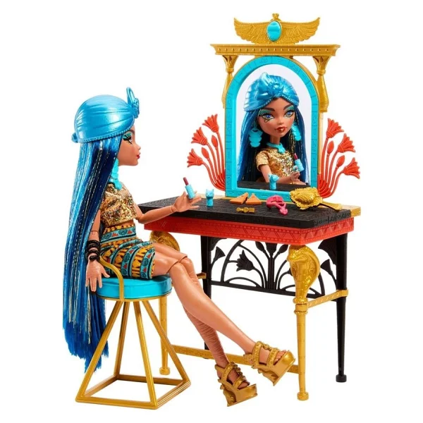 Monster High Cleo'nun Havalı Bakım Günü Oyun Seti HXH96 - Görsel 5