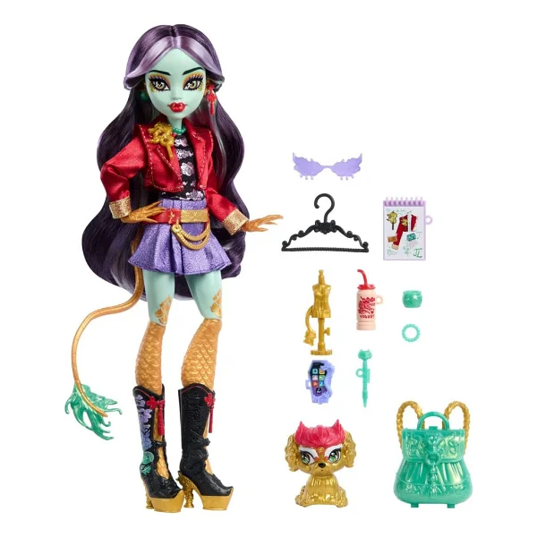 Monster High Acayip Havalı Arkadaşlar Jinafire Long Bebek HYV58 - Görsel 2