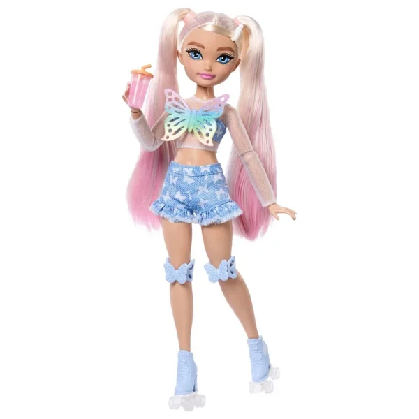 Barbie Dream Besties Paten Partisi Malibu Bebek ve Aksesuarları JFX96 - Görsel 4