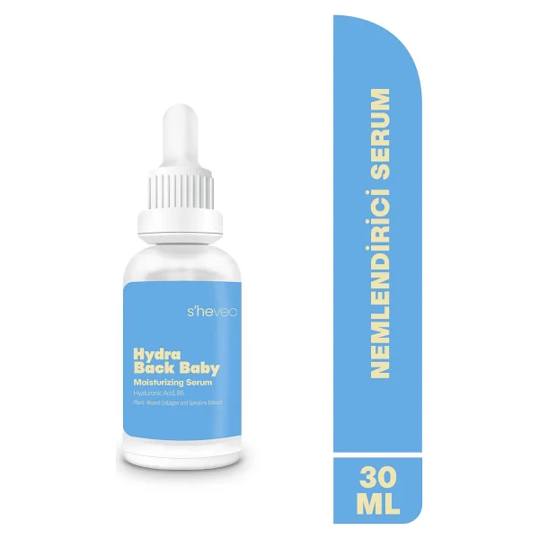 She Vec Hydra Back Baby Hyalüronik Asit B5 Vitamin Yüz Serumu 30 ml - Görsel 8