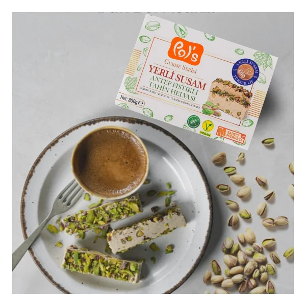 Pol's Yerli Susam Antep Fıstıklı Tahin Helvası 300 gr - Görsel 2