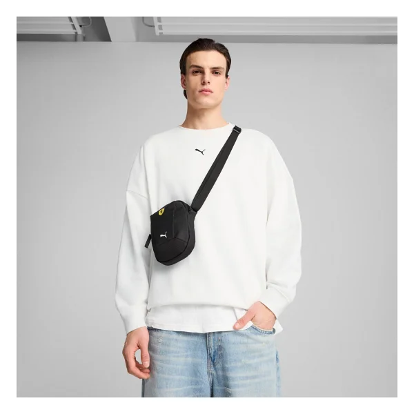 Puma 09128202 Ferrari Race Portable Unisex Çapraz Çanta Siyah - Görsel 4