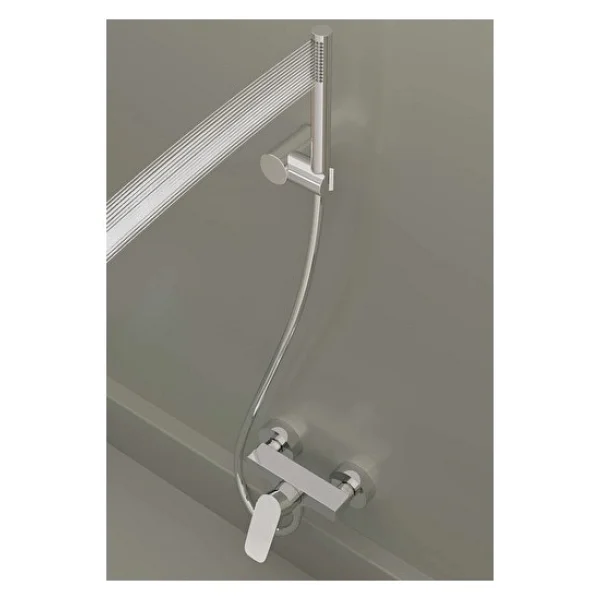 VitrA A45543 Origin 1F Krom El Duş Takımı - Görsel 3