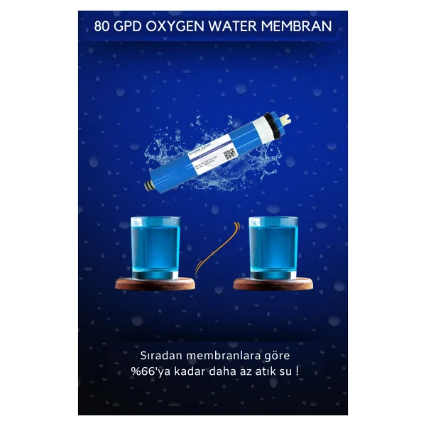 Oxygen Water Pompalı Vontron Membranlı 14 Aşamalı Çelik Su Tanklı Su Arıtma Cihazı - Görsel 3