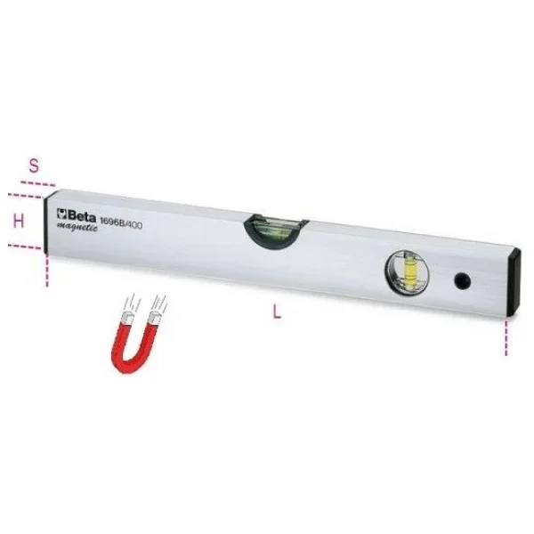 Beta 1696B 500 mm Manyetik Su Terazisi - Görsel 2