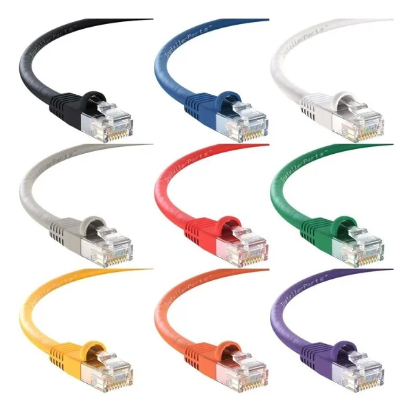S-link Cat6 Sarı 0,30 Cm Rj45 Lan Kablosu Uçları Hazır Takılı Bilgisayar Modem Internet Ethernet Kablosu - Görsel 8