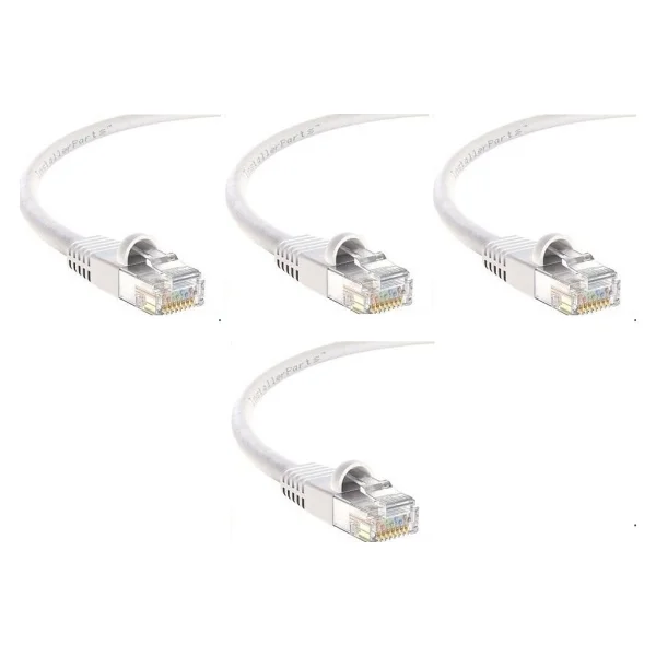 S-link Cat6 Sarı 0,30 Cm Rj45 Lan Kablosu Uçları Hazır Takılı Bilgisayar Modem Internet Ethernet Kablosu - Görsel 3