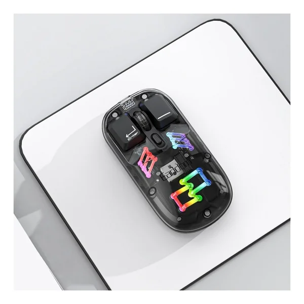 Earldom KM16 Siyah Şarjlı Sessiz Lazer Kablosuz Mouse - Görsel 4