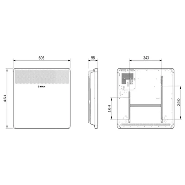 Bosch HC 4000 1500 W Elektrikli Konvektör Isıtıcı - Görsel 10