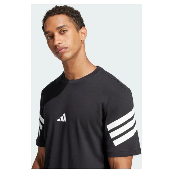 Adidas Future Icons 3-Stripes JD4877 Kısa Kollu Bisiklet Yaka Erkek Tişört - Görsel 4