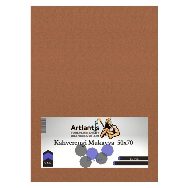 Artlantis Beyaz Renkli Mukavva 50X70 5 Adet Artlantis Renkli Mukavva 5 Adet - standart - Görsel 3