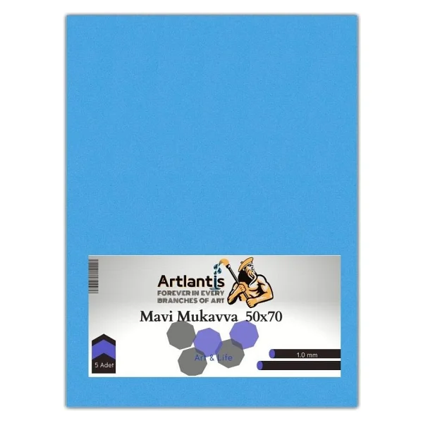 Artlantis Beyaz Renkli Mukavva 50X70 5 Adet Artlantis Renkli Mukavva 5 Adet - standart - Görsel 4