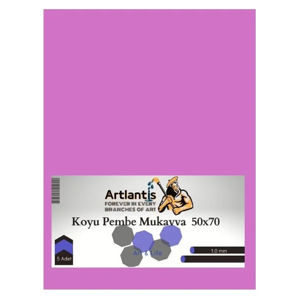 Artlantis Beyaz Renkli Mukavva 50X70 5 Adet Artlantis Renkli Mukavva 5 Adet - standart - Görsel 5
