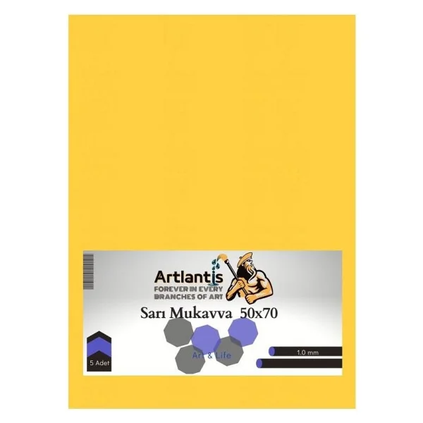 Artlantis Beyaz Renkli Mukavva 50X70 5 Adet Artlantis Renkli Mukavva 5 Adet - standart - Görsel 7