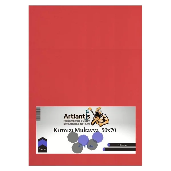 Artlantis Beyaz Renkli Mukavva 50X70 5 Adet Artlantis Renkli Mukavva 5 Adet - standart - Görsel 6