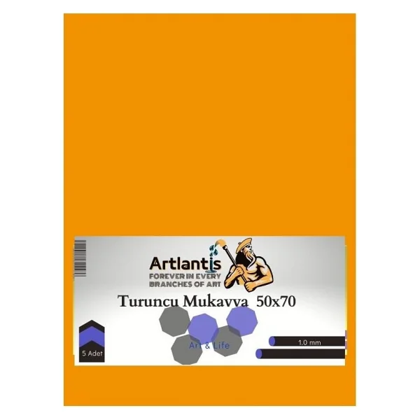 Artlantis Beyaz Renkli Mukavva 50X70 5 Adet Artlantis Renkli Mukavva 5 Adet - standart - Görsel 9