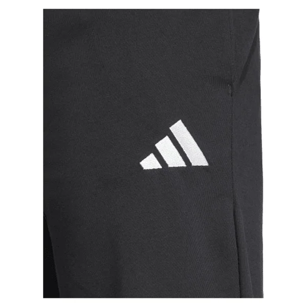 Adidas Essentials Small Logo Single Jersey JF1105 Siyah Erkek Eşofman Altı - Görsel 4