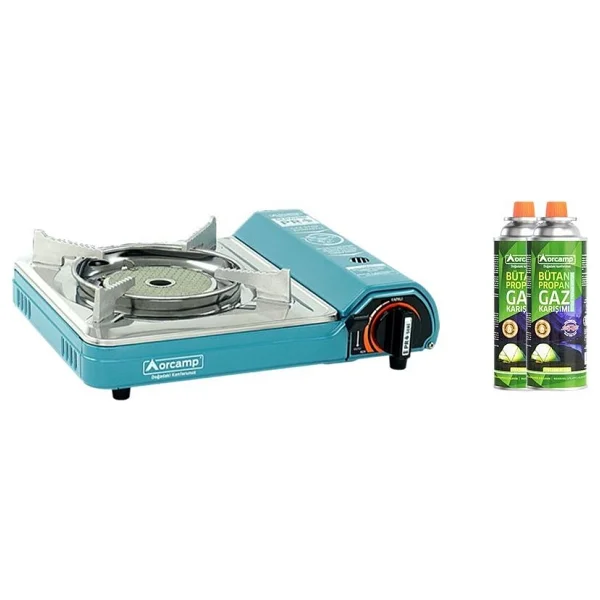 Orcamp Seramik Pro CK-508 227 gr 2 Adet Kartuşlu Kamp Ocağı - Görsel 4
