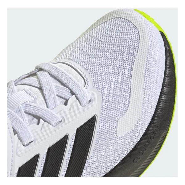 Adidas Runfalcon 5 EL JP5149 Beyaz-Siyah-Yeşil Çocuk Koşu Ayakkabısı - Görsel 5