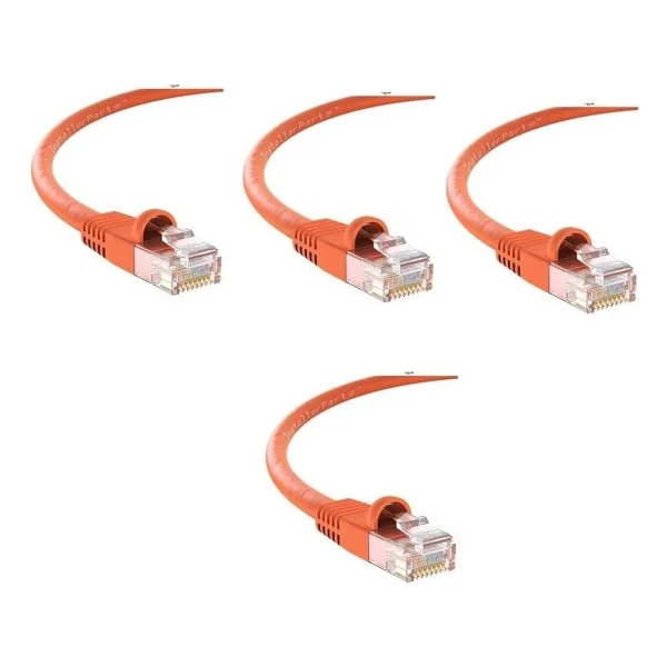 S-link Cat6 Gri 5 Metre Rj45 Lan Kablosu Uçları Hazır Takılı Bilgisayar Modem Internet Ethernet Kablosu - Görsel 10