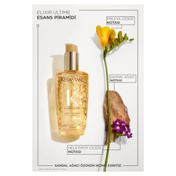 Kerastase Elixir Ultime L'Huile Originale 100 ml Saç Bakım Yağı - Görsel 5