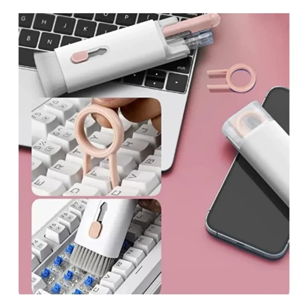 Tineke Çok Fonksiyonlu 7 Parça Airpods Klavye Ekran Kulaklık Temizleme Kiti - Görsel 5