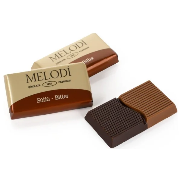 Melodi Resital Diva Sütlü Bitter Çikolata 250 gr - Görsel 2