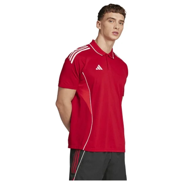 Adidas Tiro 25 Competition JY1805 Koyu Kırmızı Kısa Kollu Polo Yaka Erkek Spor Tişört - Görsel 4