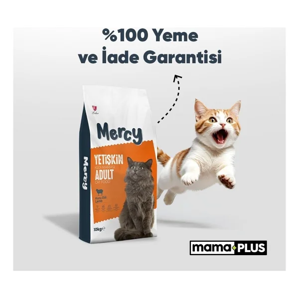 Mercy Kuzu Etli 10 kg Yetişkin Kedi Maması - Görsel 7