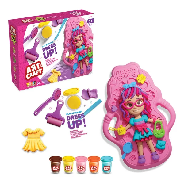 Art Craft Bebek Giydirme Hamur Seti 280 gr 03943 - Görsel 4