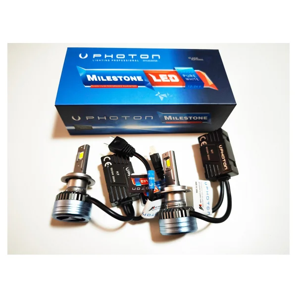 Photon Milestone H7 LED Xenon Black Katana Yeni Versiyon 2025 - Görsel 5