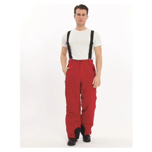 Mapamyumco Erkek Kayak Pantolon-Kırmızı - Görsel 6