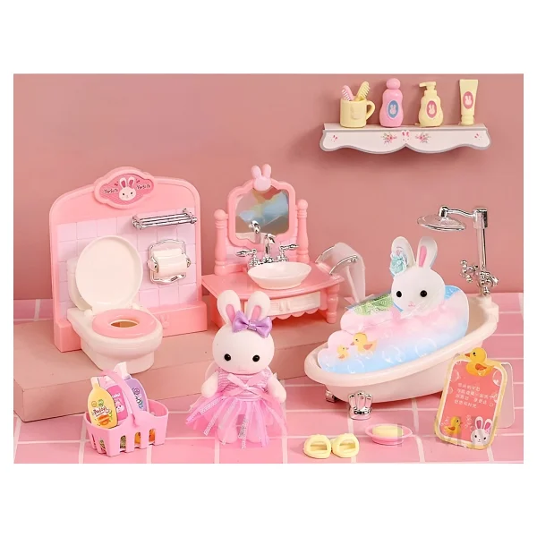 Bay Dreamy Mini Tavşan Büyük Banyo Oyun Seti 06620 - Görsel 9