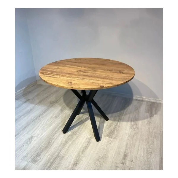 Bambeds Mobilya Yuvarlak Yemek Masası 70 x 70 cm A.çam - Atlantik Çam - Görsel 6