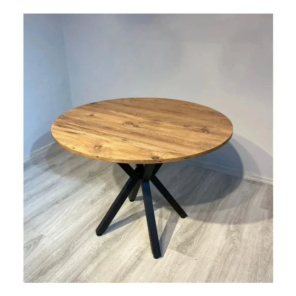Bambeds Mobilya Yuvarlak Yemek Masası 70 x 70 cm A.çam - Atlantik Çam - Görsel 2