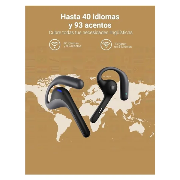 TimeKettle W4 Pro Tercüman TWS Kulak İçi Bluetooth Kulaklık - Görsel 2