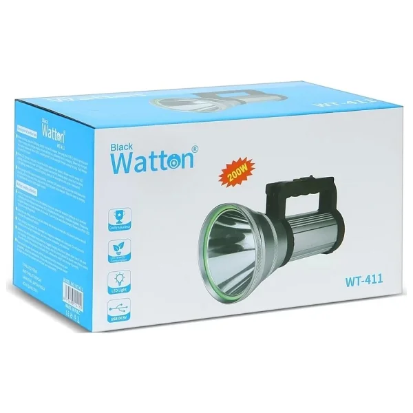 Watton WT-411 Projektör LED Şarjlı El Feneri - Görsel 6