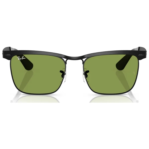 Ray-Ban Wayfarer Deluxe 3875 006/4E Black-Green Güneş Gözlüğü - Görsel 2