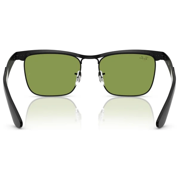 Ray-Ban Wayfarer Deluxe 3875 006/4E Black-Green Güneş Gözlüğü - Görsel 4